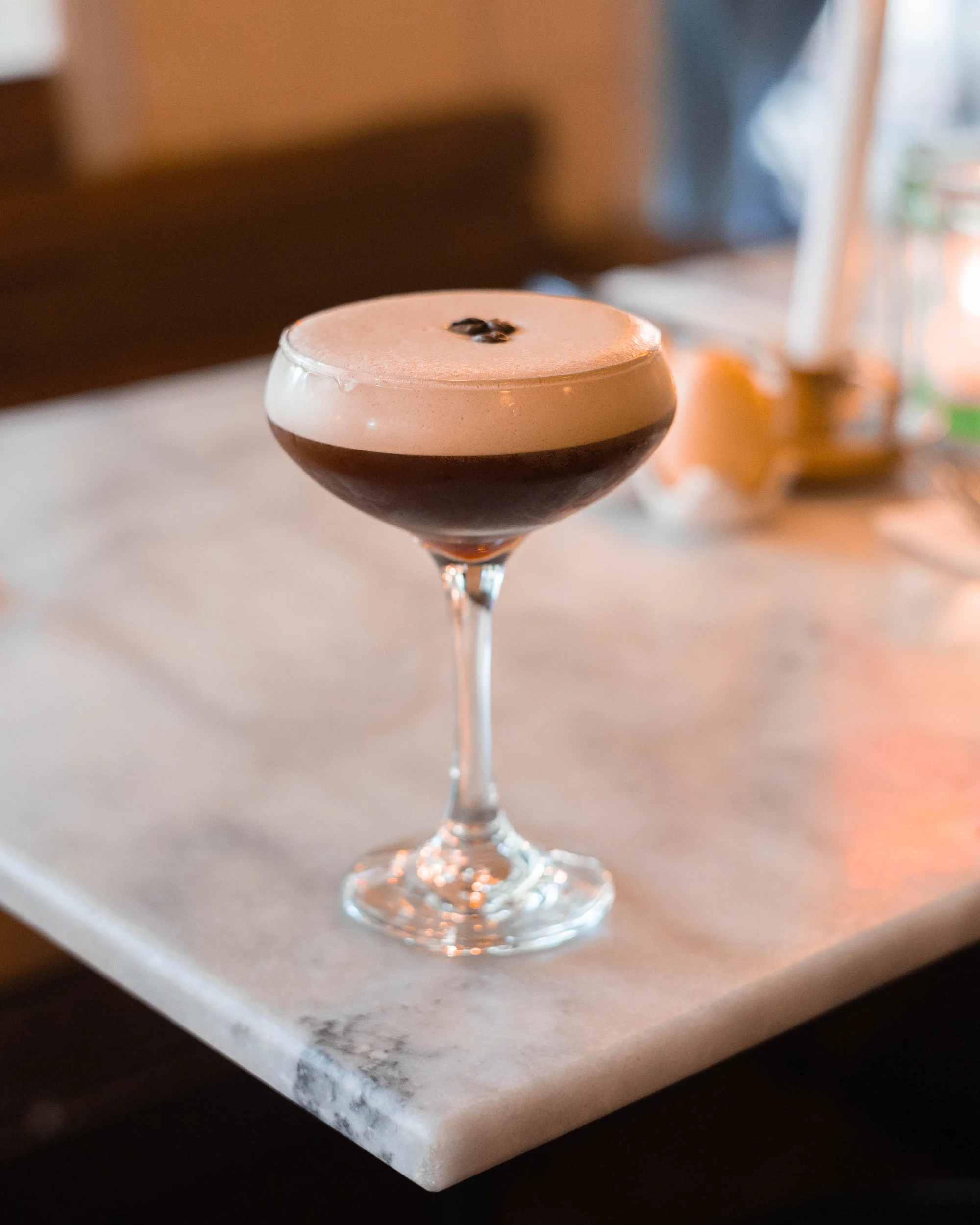 Oeuf Amsterdam staff member preparing fresh ingredients in kitchen